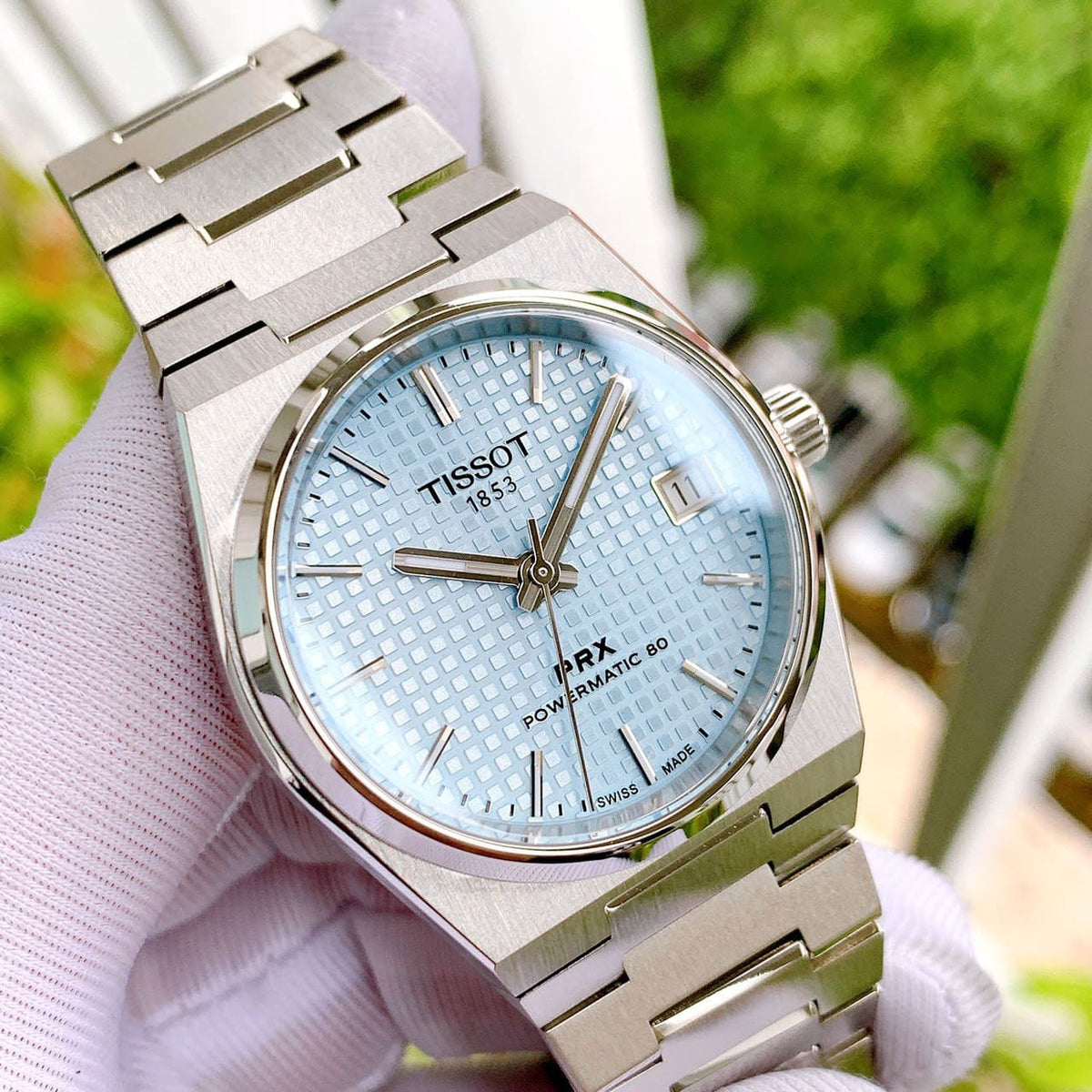  Shop Authentic Tissot PRX Powermatic 80 Ice Blue Dial Silver Steel Strap Watch for Men - T137.207.11.351.00 - Luxxuri