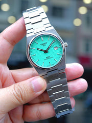  Shop Authentic Tissot PRX Powermatic 80 Automatic Mint Green Dial Silver Steel Strap Watch for Men - T137.407.11.091.01 - Luxxuri
