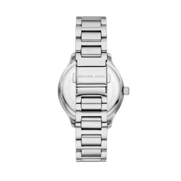  Shop Authentic Michael Kors Sage Three-Hand White Dial Silver Steel Strap Watch for Women - MK4807 - Luxxuri