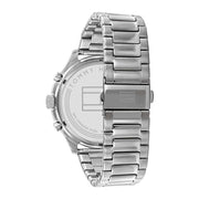  Shop Authentic Tommy Hilfiger Asher Chronograph Black Dial Silver Steel Strap Watch For Men - 1791852 - Luxxuri