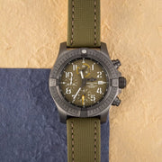  Shop Authentic Breitling Avenger Chronograph 45mm Green Dial Green Nylon Strap Watch for Men - V13317101L1X1 - Luxxuri