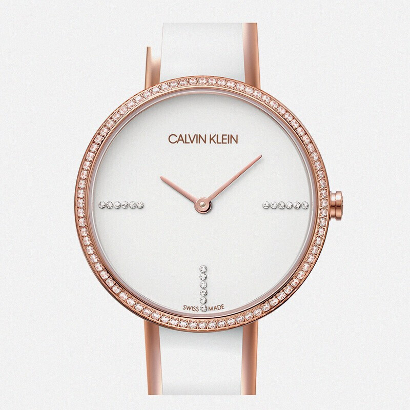  Shop Authentic Calvin Klein Seduce Seduction White Dial Two Tone Steel Strap Watch for Women - K4E2NX1T - Luxxuri