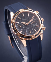  Shop Authentic Guess Analog Quartz Blue Dial Blue Rubber Strap Watch For Women - W0562L3 - Luxxuri