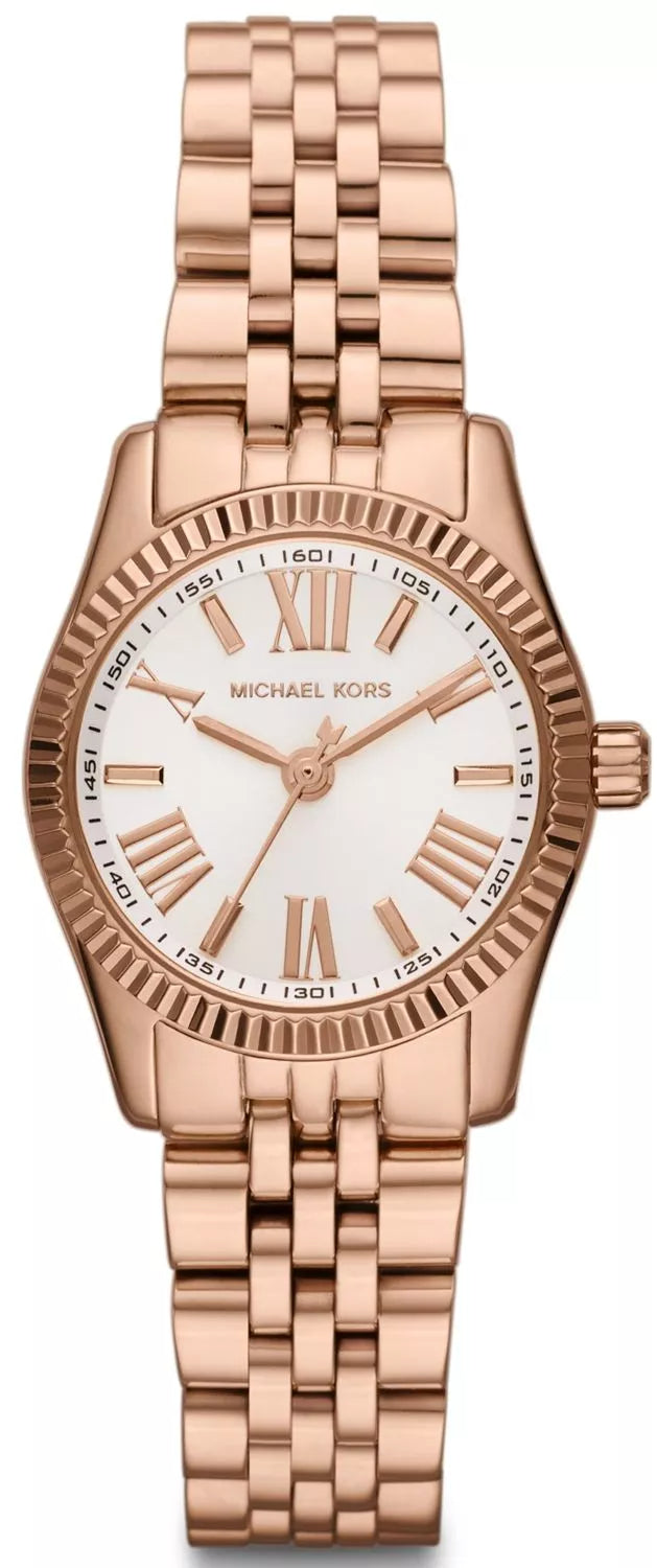  Shop Authentic Michael Kors Lexington Quartz White Dial Rose Gold Steel Strap Watch For Women - MK3230 - Luxxuri