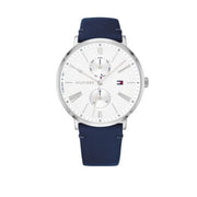  Shop Authentic Tommy Hilfiger Jenna White Dial Blue Leather Strap Watch for Women - 1782072 - Luxxuri