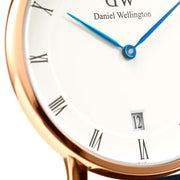  Shop Authentic Daniel Wellington Dapper Cornwall White Dial Black Nylon Strap Watch For Women - DW00100263 - Luxxuri