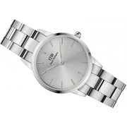  Shop Authentic Daniel Wellington Iconic Link Unitone Silver Dial Silver Steel Strap Watch For Women - DW00100402 - Luxxuri