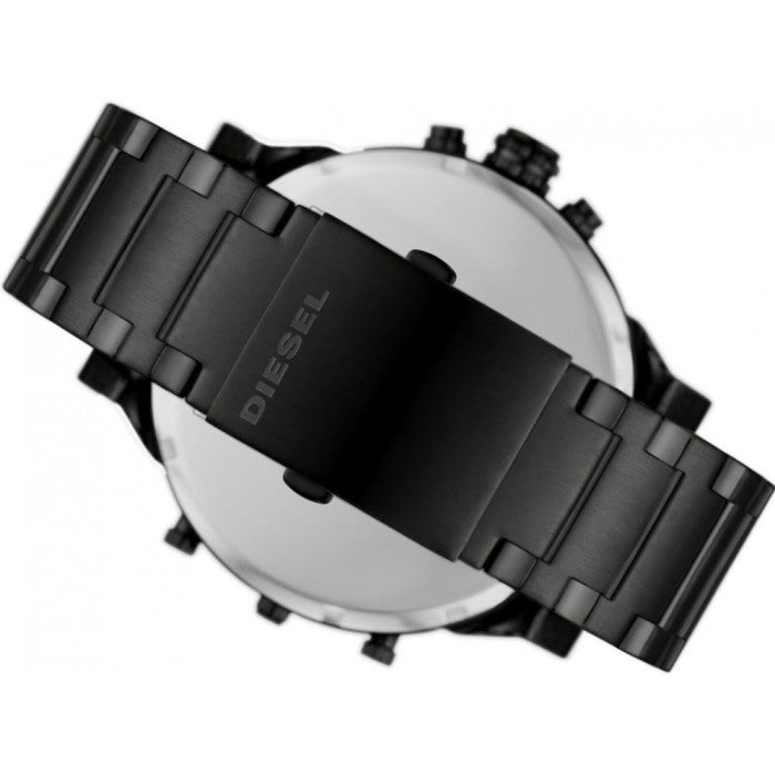 Shop Authentic Diesel Mr. Daddy 2.0 Black Dial Black Steel Strap Watch For Men - DZ7435 - Luxxuri