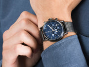  Shop Authentic Maserati Epoca Black Edition Blue Dial Black Mesh Bracelet Watch For Men - R8873618008 - Luxxuri