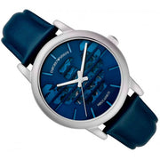  Shop Authentic Emporio Armani Luigi Automatic Blue Dial Blue Leather Strap Watch For Men - AR60030 - Luxxuri