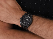  Shop Authentic Fossil Machine Chronograph Black Dial Black Steel Strap Watch for Men - FS4552 - Luxxuri