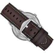  Shop Authentic Fossil Neutra Minimalist Moonphase Silver Dial Brown Leather Strap Watch for Men - FS5905 - Luxxuri