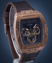  Shop Authentic Guess Phoenix Multifunction Blue Dial Brown Leather Strap Watch for Men - GW0202G2 - Luxxuri
