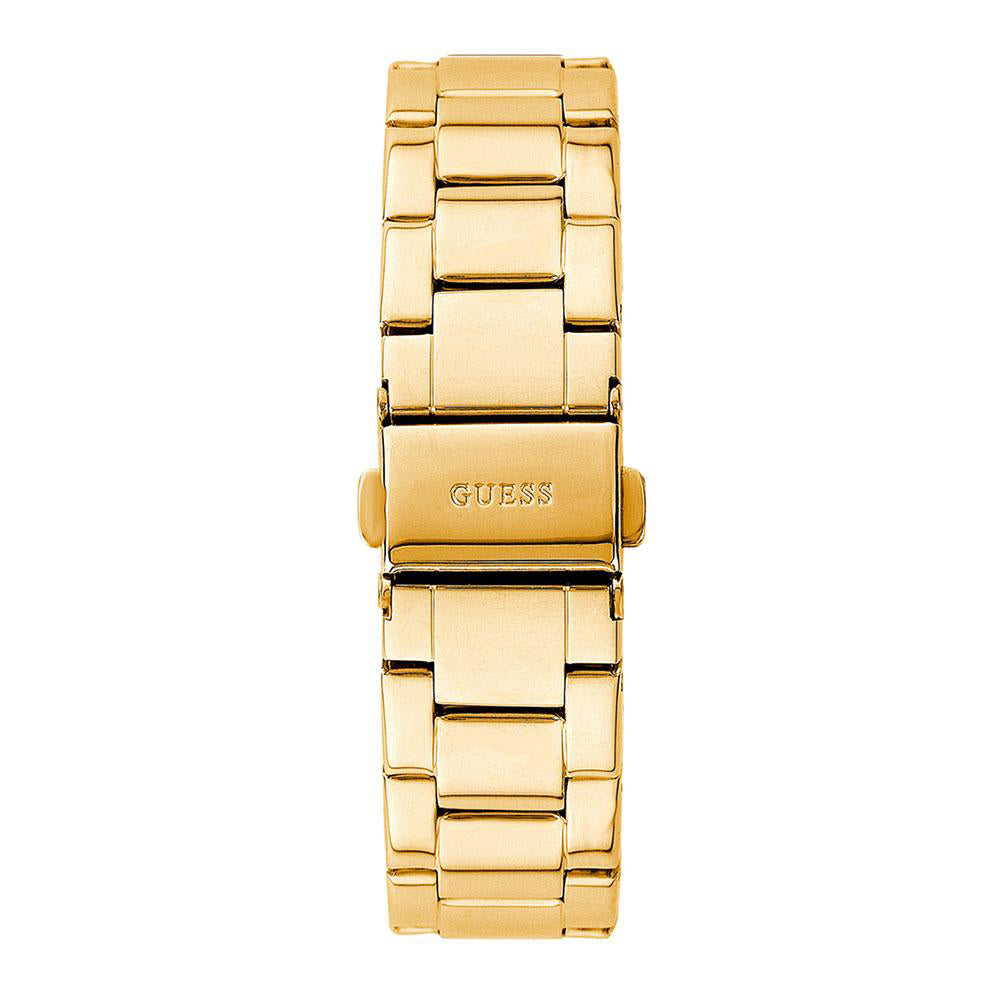  Shop Authentic Guess Confetti Diamonds Silver Dial Gold Steel Strap Watch for Women - W0774L5 - Luxxuri