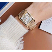  Shop Authentic Guess White Dial Gold Mesh Bracelet Watch For Women - W0826L2 - Luxxuri