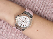  Shop Authentic Guess Zena Quartz White Dial Pink Rubber Strap Watch For Women - W1094L4 - Luxxuri