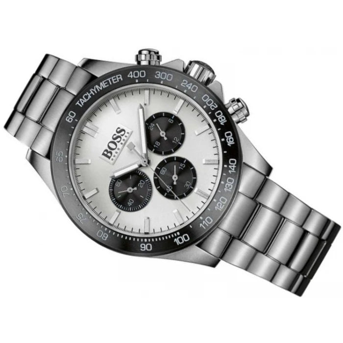  Shop Authentic Hugo Boss Ikon White Dial Silver Steel Strap Watch for Men - 1512964 - Luxxuri