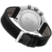  Shop Authentic Hugo Boss Pilot Edition Black Dial Black Leather Strap Watch for Men - 1513853 - Luxxuri