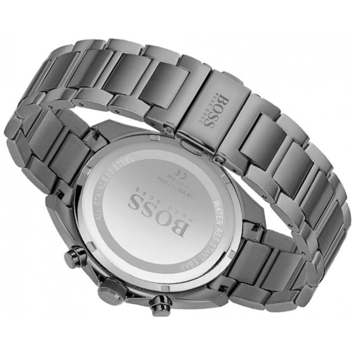  Shop Authentic Hugo Boss Distinct Grey Dial Gren Steel Strap Watch for Men - 1513858 - Luxxuri