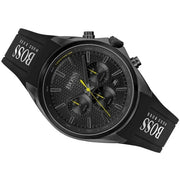  Shop Authentic Hugo Boss Distinct Black Dial Black Silicone Strap Watch for Men - 1513859 - Luxxuri