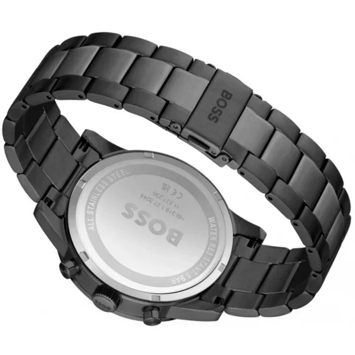  Shop Authentic Hugo Boss Allure Chronograph Grey Dial Grey Steel Strap Watch for Men - 1513924 - Luxxuri