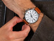  Shop Authentic Tommy Hilfiger Dean Quartz Multifunction White Dial Brown Leather Strap Watch for Men - 1791274 - Luxxuri