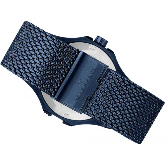  Shop Authentic Maserati Potenza Blue Dial Edition 42mm Mesh Bracelet Watch For Men - R8853108008 - Luxxuri