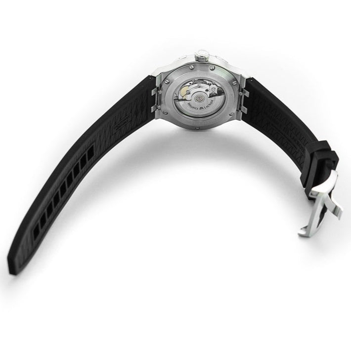  Shop Authentic Maurice Lacroix Aikon Automatic Black Dial Black Rubber Strap Watch For Men - AI6008-SS000-330-2 - Luxxuri