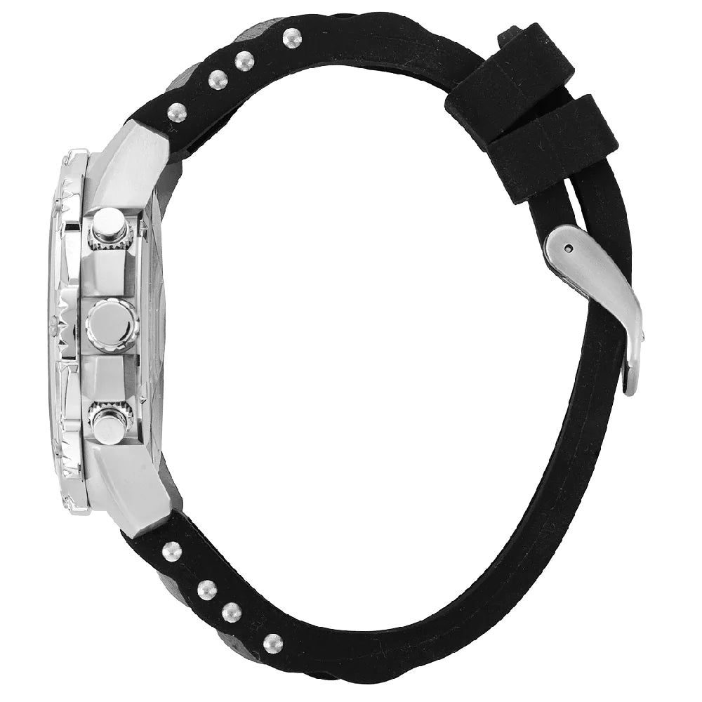  Shop Authentic Guess Oasis Black Dial Black Rubber Strap Watch for Men - W0366G1 - Luxxuri