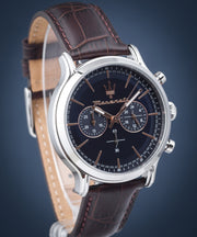  Shop Authentic Maserati Epoca Chronograph Blue Dial Brown Leather Strap Watch For Men - R8871618014 - Luxxuri
