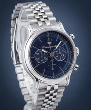  Shop Authentic Maserati Epoca Chronograph Blue Dial Silver Steel Strap Watch For Men - R8873618024 - Luxxuri