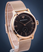  Shop Authentic Maserati Epoca Anthracite Dial Rose Gold Mesh Bracelet Watch For Men - R8853118004 - Luxxuri