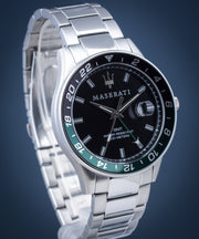  Shop Authentic Maserati SFIDA Chronograph Black Dial Silver Steel Strap Watch For Men - R8853140005 - Luxxuri