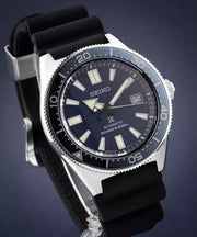  Shop Authentic Seiko Prospex Analogue Automatic Diver Blue Dial Black Rubber Strap Watch For Men - SPB053J1 - Luxxuri