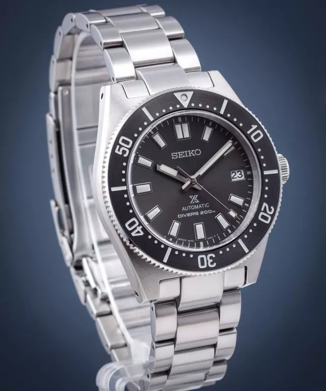  Shop Authentic Seiko Prospex 1965 Modern Re Interpretation Automatic Black Dial Silver Steel Strap Watch For Men - SPB143J1 - Luxxuri