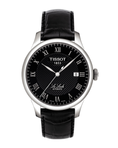  Shop Authentic Tissot T Classic Le Locle Automatic Black Dial Black Leather Strap Watch For Men - T41.1.423.53 - Luxxuri