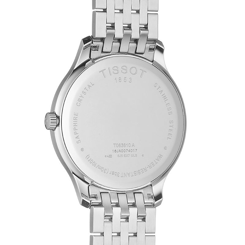  Shop Authentic Tissot T Classic Tradition Silver Dial Silver Steel Strap Watch For Men - T063.610.11.038.00 - Luxxuri