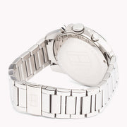  Shop Authentic Tommy Hilfiger Iconic Quartz Black Dial Silver Steel Strap Watch for Men - 1791564 - Luxxuri