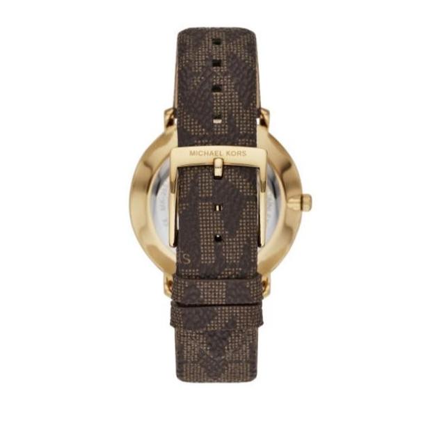  Shop Authentic Michael Kors Pyper Quartz Silver Dial Brown Leather Strap Watch For Women - MK2857 - Luxxuri