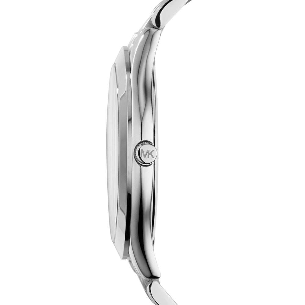  Shop Authentic Michael Kors Runway Silver Dial Silver Stainless Steel Strap Watch for Women - MK3371 - Luxxuri