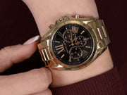  Shop Authentic Michael Kors Bradshaw Black Dial Gold Steel Strap Watch for Women - MK5739 - Luxxuri