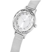  Shop Authentic Swarovski Octea Nova Silver Dial Silver Mesh Strap Watch for Women - 5650039 - Luxxuri