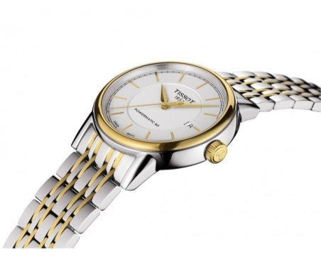  Shop Authentic Tissot Carson Automatic Silver Dial Two Tone Steel Strap Watch For Women - T085.207.22.011.00 - Luxxuri