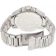  Shop Authentic Tommy Hilfiger Decker Quartz Black Dial Silver Steel Strap Watch for Men - 1791472 - Luxxuri