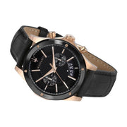 Shop Authentic Maserati Circuito Black Dial Black Leather Strap Watch For Men - R8871627001 - Luxxuri