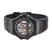  Shop Authentic Maserati Potenza Automatic Black Dial Black Leather Strap Watch For Men - R8821108008 - Luxxuri
