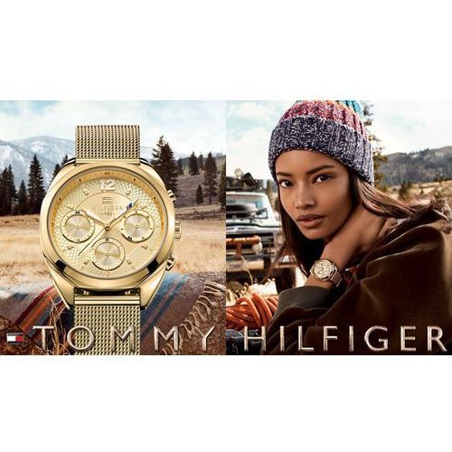  Shop Authentic Tommy Hilfiger Mia Gold Dial Gold Mesh Bracelet Watch for Women - 1781488 - Luxxuri
