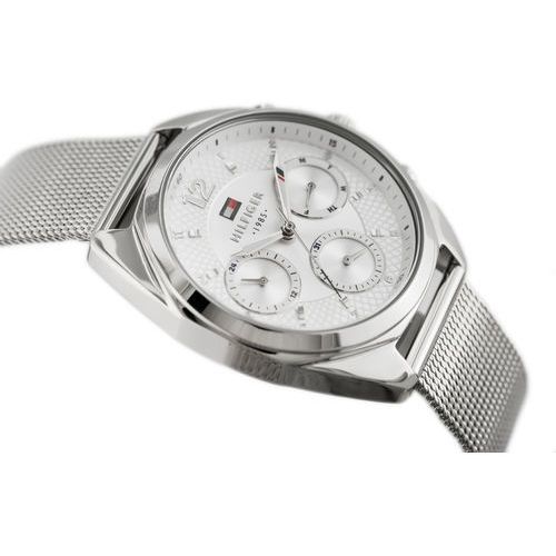  Shop Authentic Tommy Hilfiger Mia Silver Dial Silver Mesh Bracelet Watch for Men - 1781628 - Luxxuri