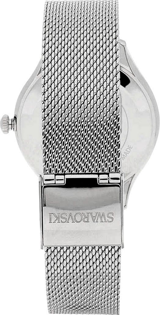  Shop Authentic Swarovski Octea Nova Black Dial Silver Mesh Bracelet Watch for Women - 5430420 - Luxxuri