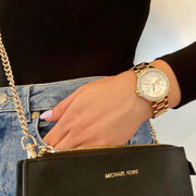  Shop Authentic Michael Kors Mini Camille Chronograph White Dial Rose Gold Steel Strap Watch For Women - MK6844 - Luxxuri